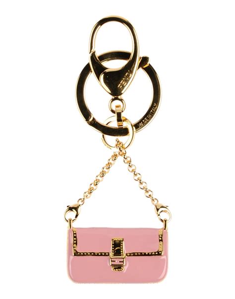 fendi key chain|fendi luggage keyring.